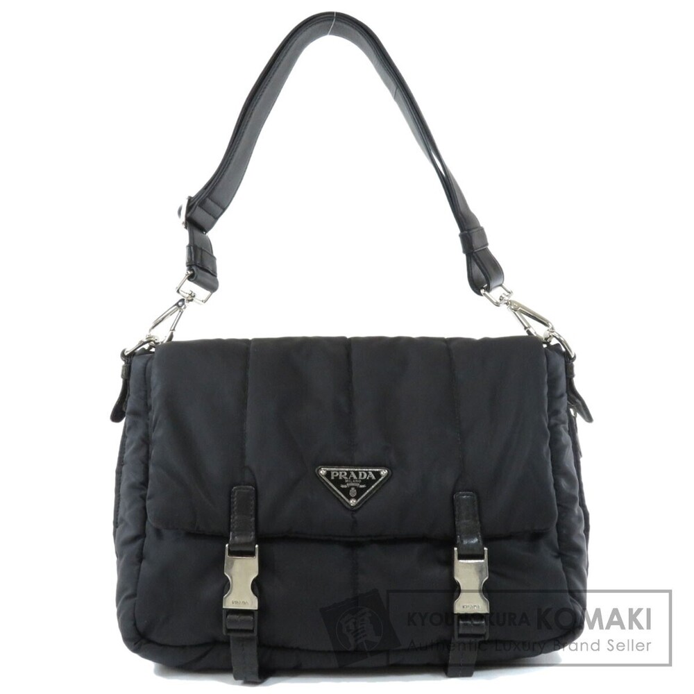 Prada Logo Motif Shoulder Bag